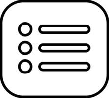 Menu Line Icon vector