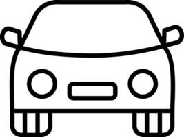 Car Line Icon vector