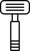 Razor Line Icon vector