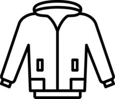 Jacket Line Icon vector