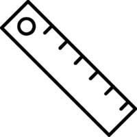 Ruler Line Icon vector