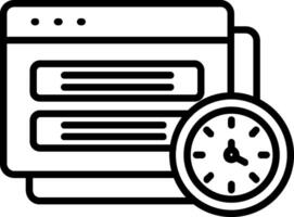 Tasks Line Icon vector