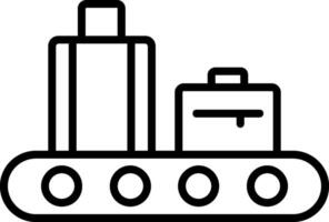 Conveyor Line Icon vector