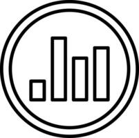 Bars Line Icon vector