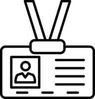 ID Line Icon vector
