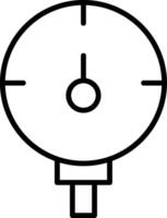 Guage Line Icon vector