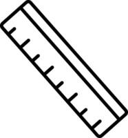 Ruler Line Icon vector