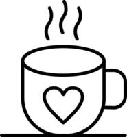 Coffee Line Icon vector