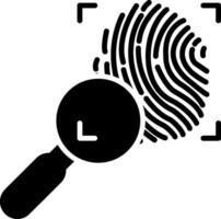 Investigation Glyph Icon vector