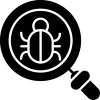 Antivirus Glyph Icon vector