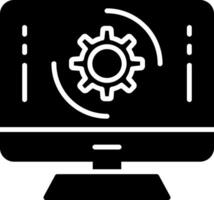 Software Glyph Icon vector