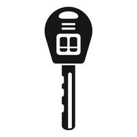 Code smart key icon simple . Control security vector