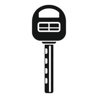 Smart vehicle key icon simple . Electronic access vector