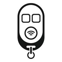 Control boot key icon simple . Smart security vector