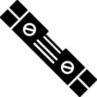 Spirit Level Glyph Icon vector