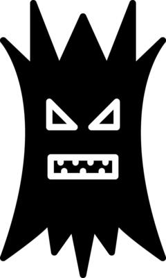Tree Halloween Glyph Icon