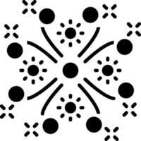Sparkler Glyph Icon vector