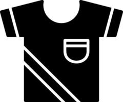 icono de glifo de camisa vector