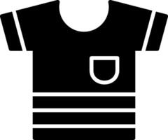 Shirt Glyph Icon vector