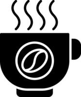 icono de glifo de café vector