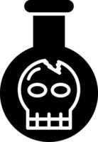 Poison Glyph Icon vector