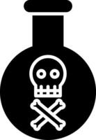 Poison Glyph Icon vector