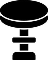 Stool Glyph Icon vector