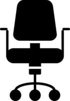 Chair Glyph Icon vector