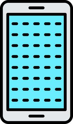 E Learning Line Filled Icon