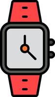 Time Line Filled Icon vector