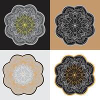 Unique luxury standard creative eps mandala template for free download vector