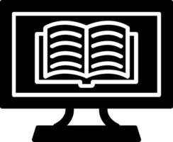 Monitor Glyph Icon vector