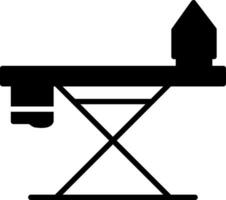 Iron Board Glyph Icon vector