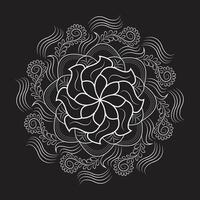 Flower easy circle eps mandala patterns for download vector
