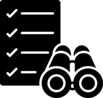 Scope Glyph Icon vector