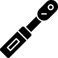 Torque Wrench Glyph Icon vector