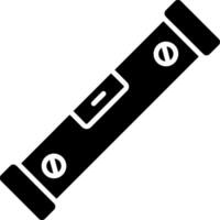 Spirit Level Glyph Icon vector