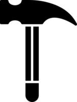 Hammer Glyph Icon vector