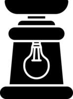 Lantern Glyph Icon vector