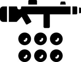 Paintball Glyph Icon vector