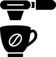 Filter Glyph Icon vector