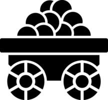 Wagon Glyph Icon vector