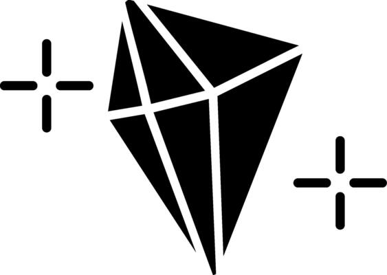 Gemstone Glyph Icon