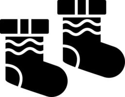 Socks Glyph Icon vector