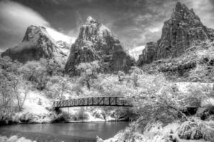 Zion Canyon Winter photo