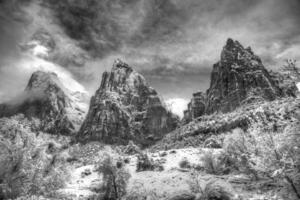 Zion Canyon Winter photo