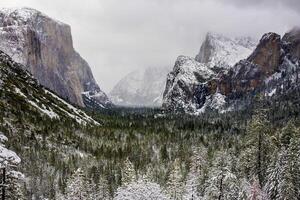 Yosemite Valley Snow photo