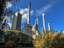 otoño de la ciudad de nueva york foto