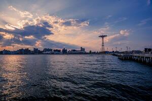 Evening in Coney Island photo