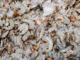 Full frame shot of shrimps for sale at market photo